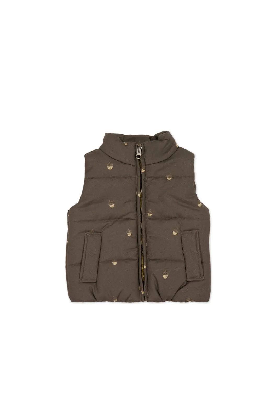 Rudi Puffer Vest - Acorn Wolf