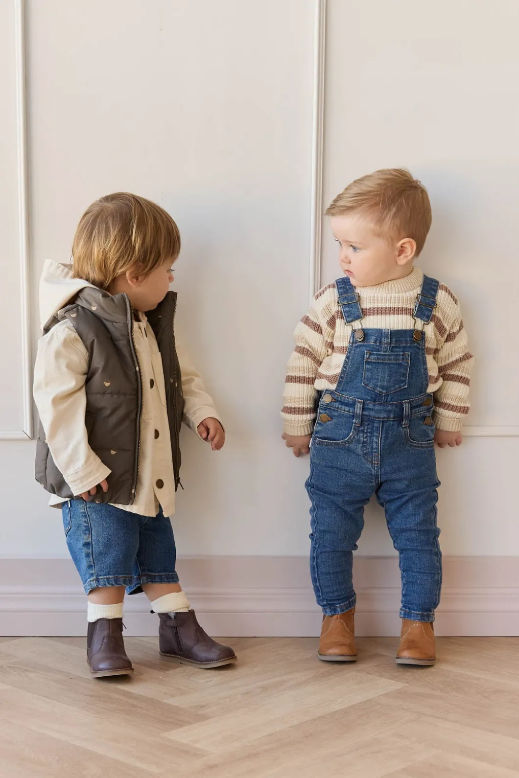 Rudi Puffer Vest - Acorn Wolf