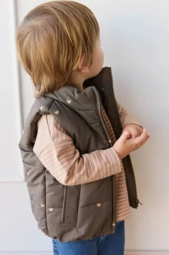 Rudi Puffer Vest - Acorn Wolf