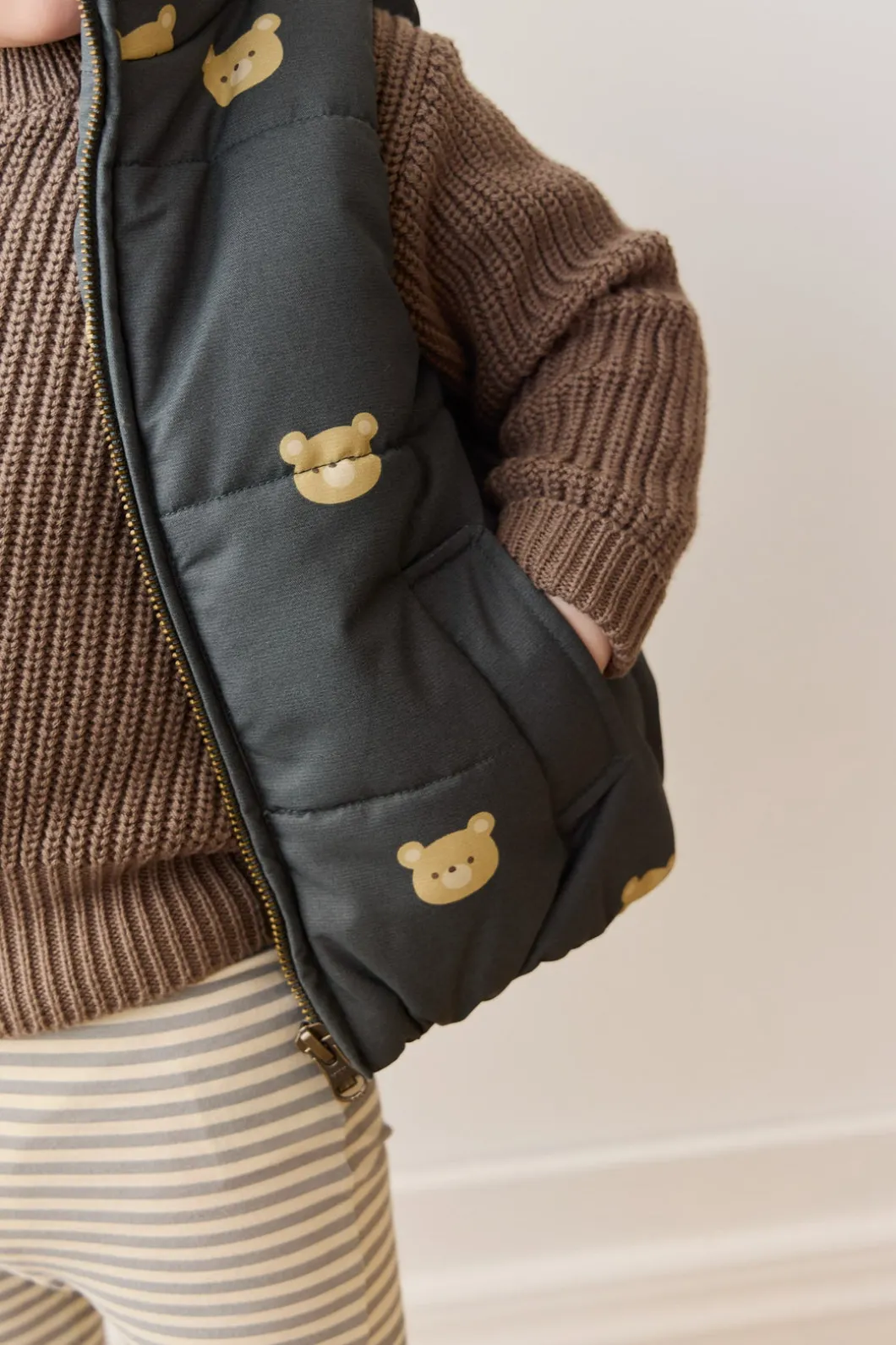 Rudi Puffer Vest - Bobbie Bears Shadow