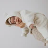 Sasha Recycled Polyester Sherpa Onepiece - Natural