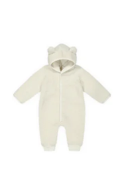 Sasha Recycled Polyester Sherpa Onepiece - Natural