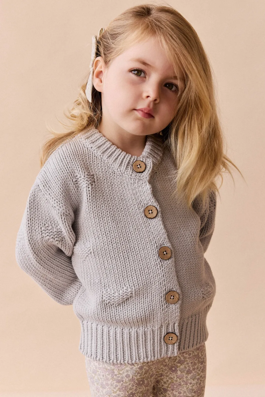 Sienna Cardigan - Dusty Blue