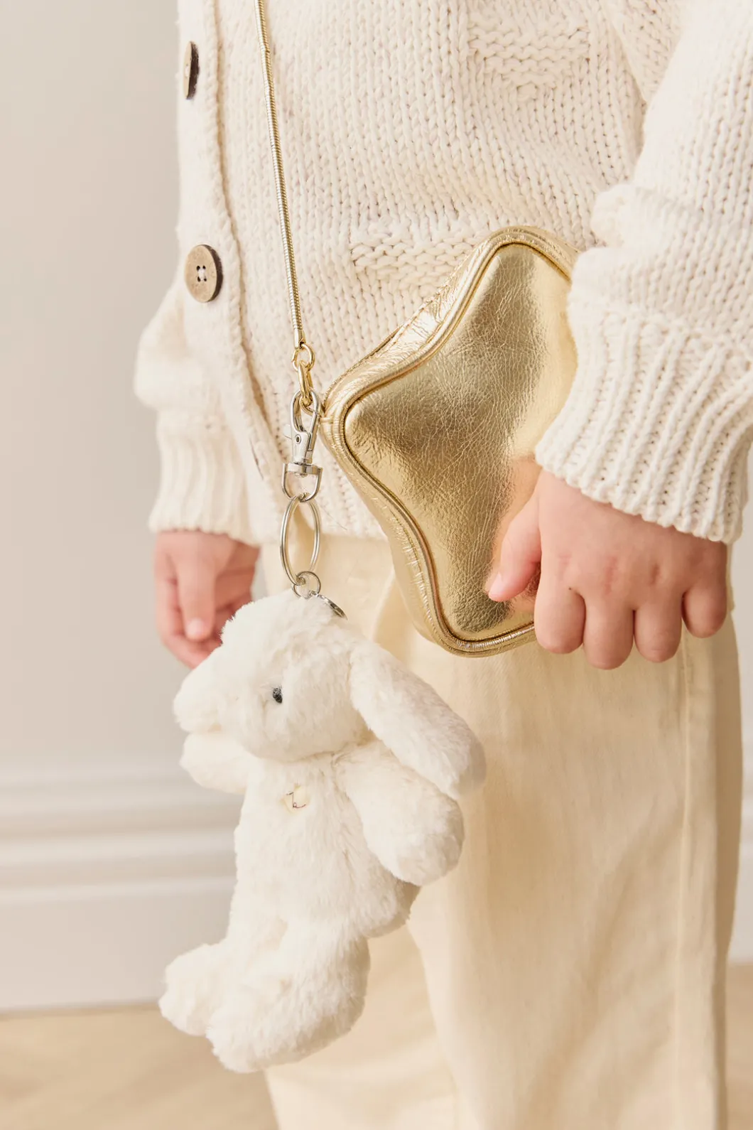 Snuggle Bunnies - Penelope Key Charm - Marshmallow