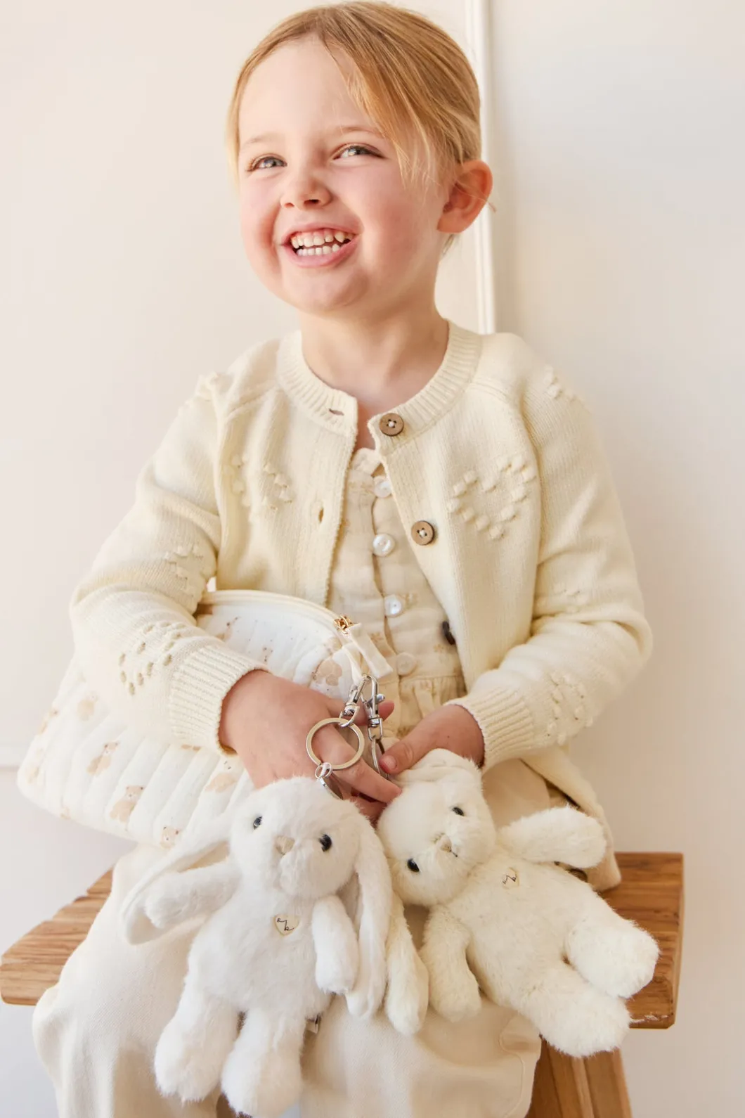 Snuggle Bunnies - Penelope Keyring - Sunshine