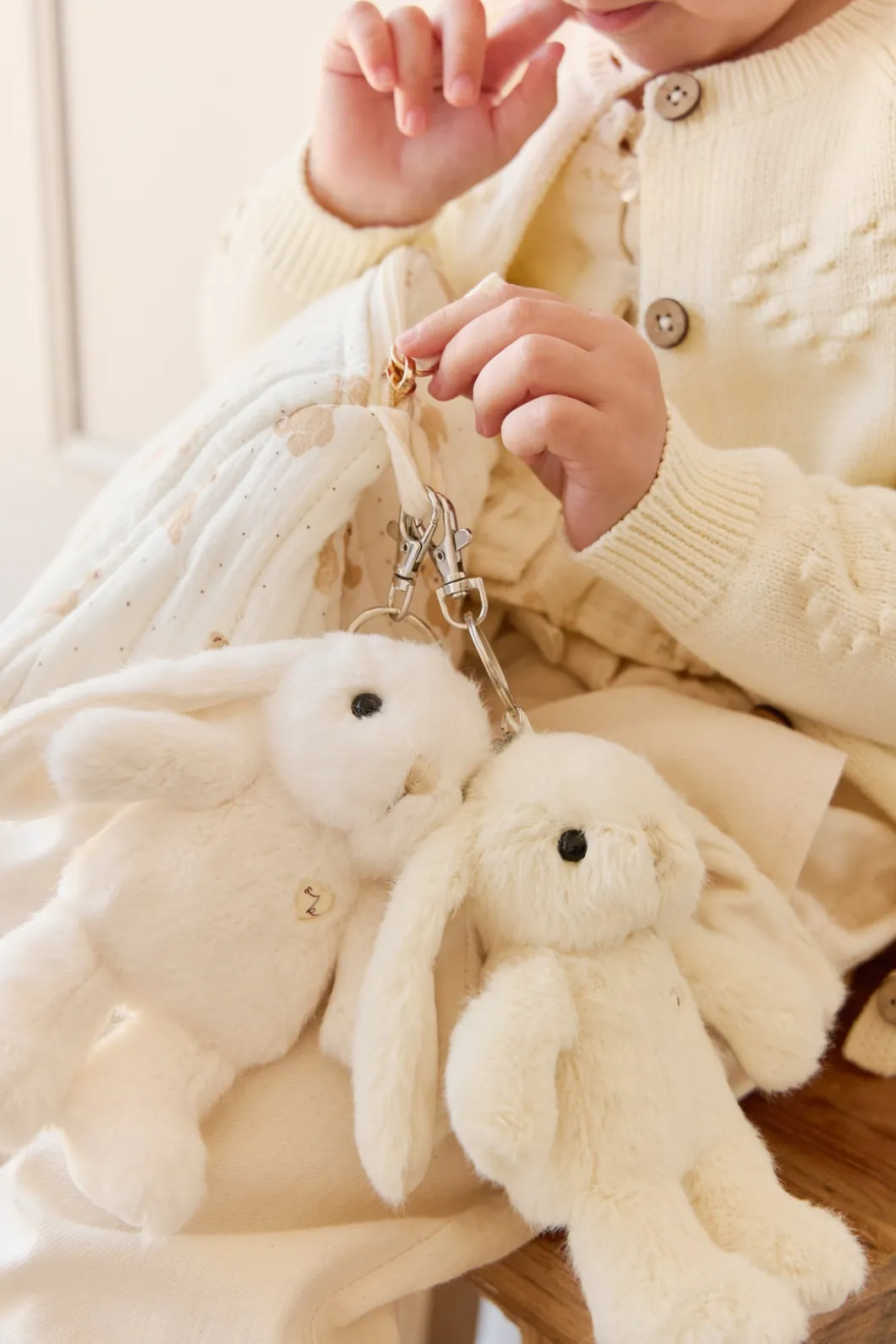 Snuggle Bunnies - Penelope Keyring - Sunshine