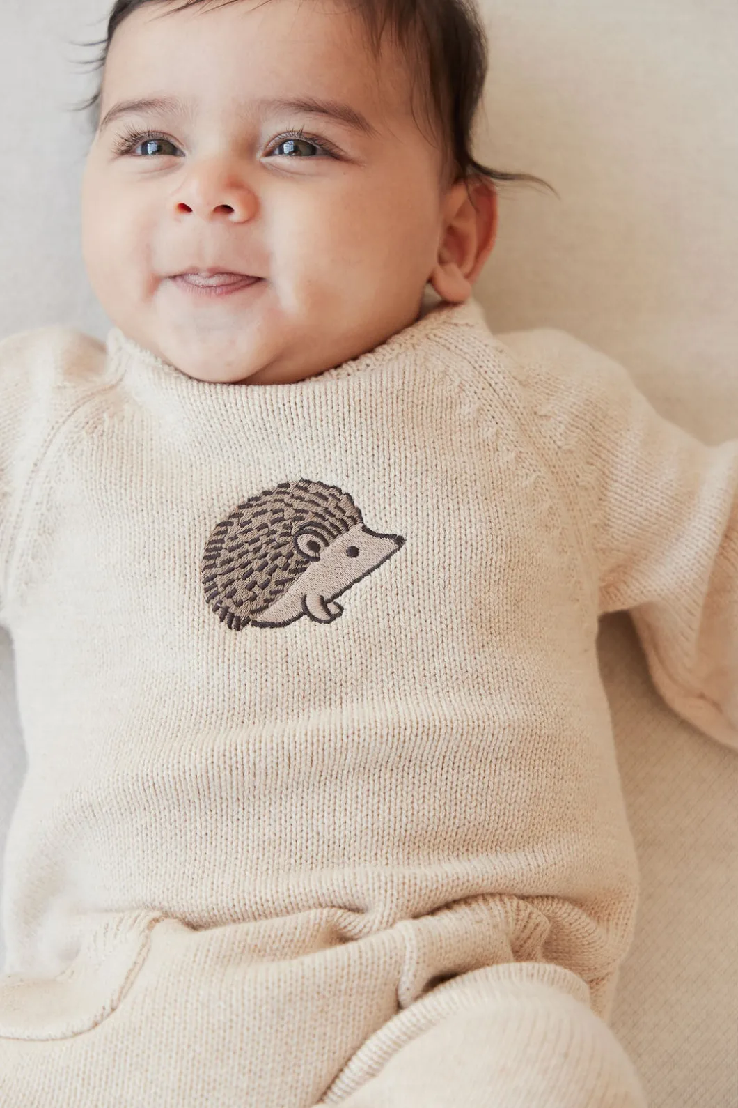 Theo Onepiece - Oatmeal Marle Hedgehog