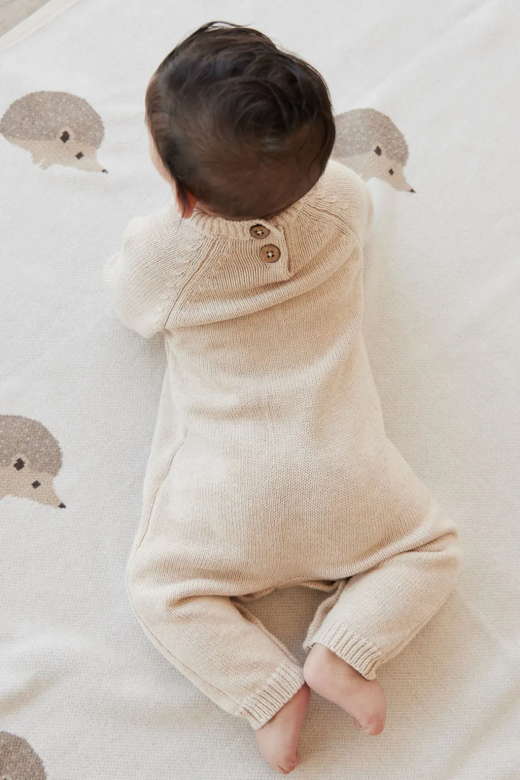 Theo Onepiece - Oatmeal Marle Hedgehog