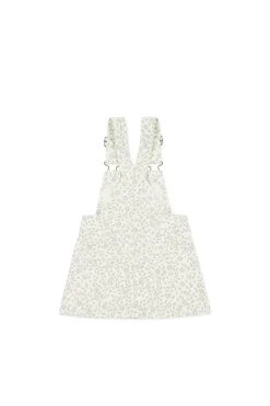 Vintage Overall Dress - Elodie Whisper White